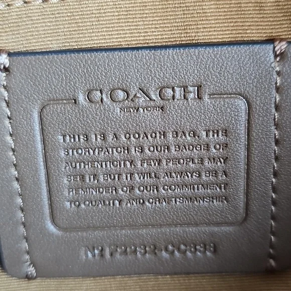 Coach NWOT Kacey Satchel Olive Green Detachable Crossbody Strap Suede & Leather - Picture 9 of 12